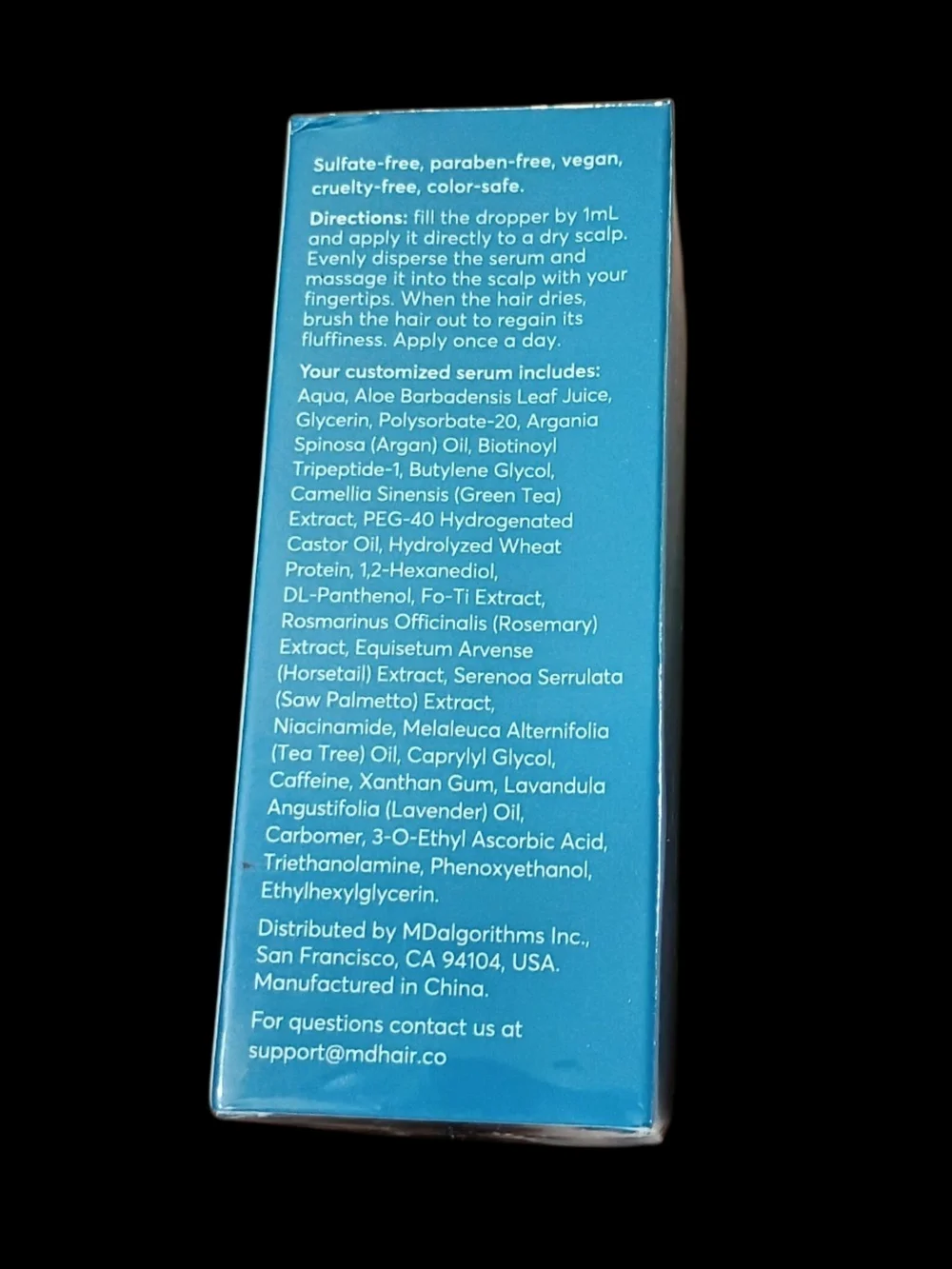 Customized Hair Care Serum - Blue (Regrowth)